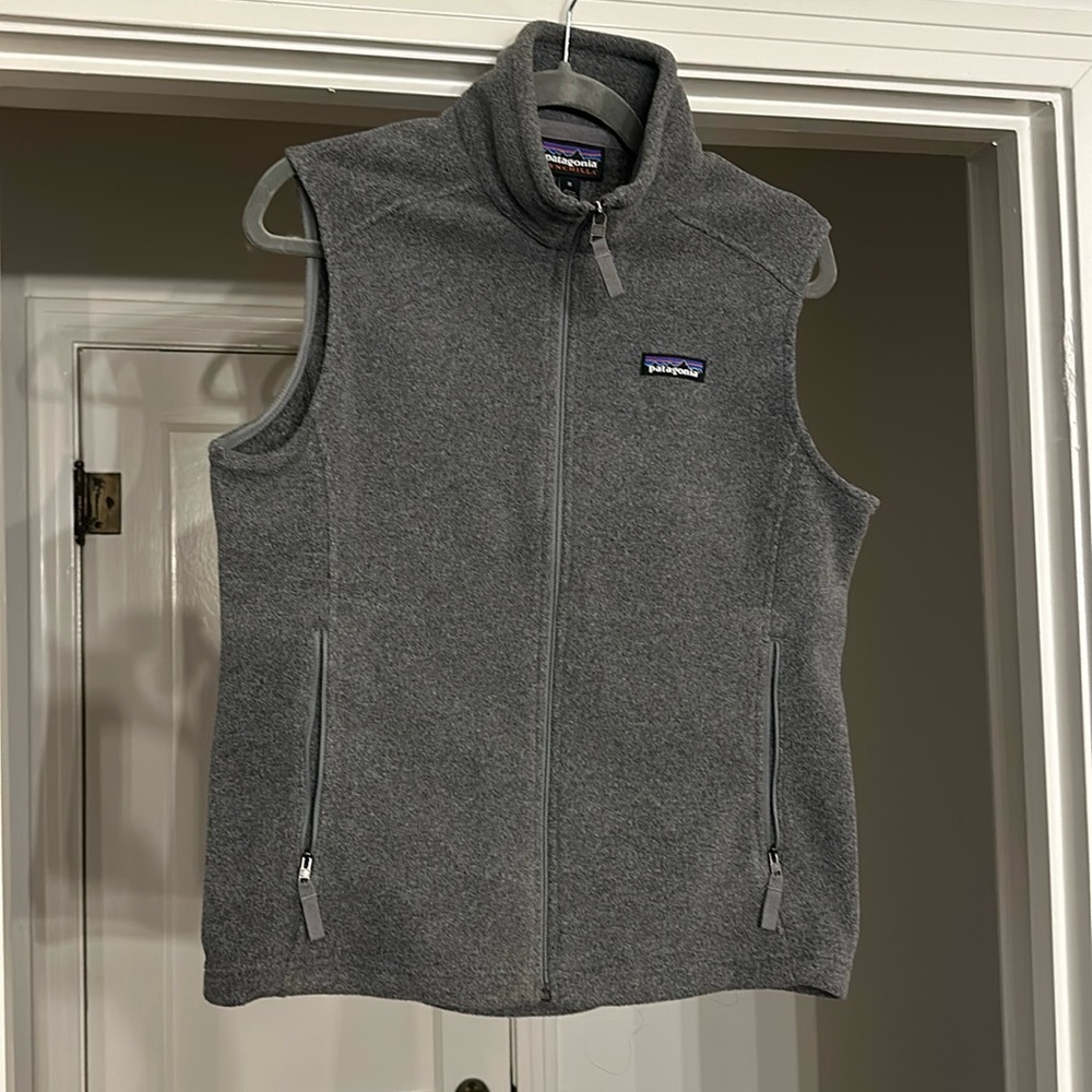 Patagonia synchilla grey fleece vest. Never worn.